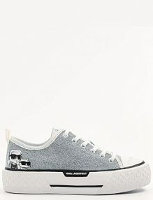 Tenisówki Karl Lagerfeld  niebieskie damskie KL60614T.DLB