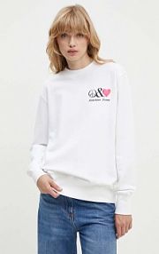 Bluza przez głowę Moschino Jeans  biała 1706.8233