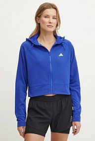 Bluza rozpinana adidas performance  niebieska damska IX5068