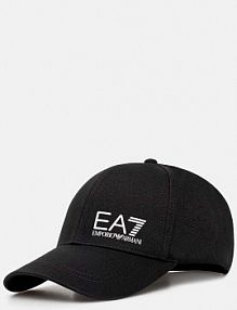 Czapka z daszkiem EA7 Emporio Armani  czarna damska AF11989.7X000