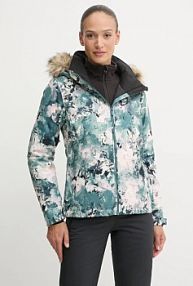 Kurtka narciarska Roxy  zielona ERJTJ03481