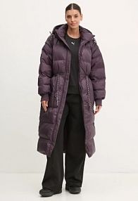 Kurtka puchowa adidas by stella mccartney  fioletowa damska IX3082