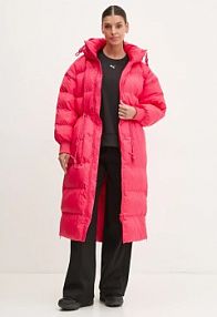 Kurtka puchowa adidas by stella mccartney  czerwona damska IX3083