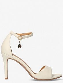 Sandały na obcasie Mexx  beżowe MI001601951W.