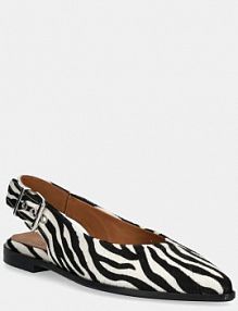 Baleriny Billi Bi  czarne A8301.Zebra