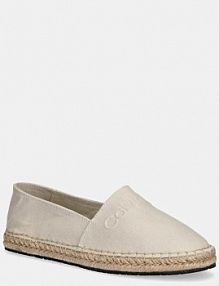 Espadryle Calvin Klein  beżowe damskie HW0HW02384