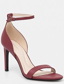 Sandały na obcasie Calvin Klein  bordowy HW0HW02337