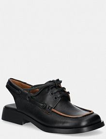 Półbuty sznurowane Camper  czarne damskie K201742.001