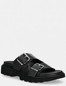 Klapki Tommy Jeans  czarne damskie EN0EN02753