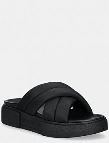 Klapki Tommy Jeans  czarne damskie EN0EN02775