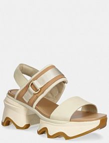 Sandały na obcasie Sorel  beżowe 2030481293