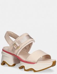 Sandały na obcasie Sorel  różowe 2030481697