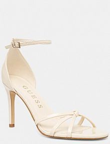 Sandały na obcasie Guess  beżowe FLJSPR.PAF03.