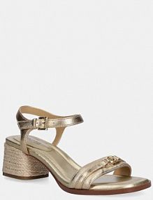 Sandały na obcasie MICHAEL Michael Kors  złote 40R5MAMS1M.74