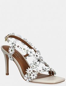 Sandały na obcasie Kurt Geiger London  białe 4353244109.BO