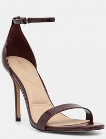 Sandały na obcasie ALDO  bordowy 13991503