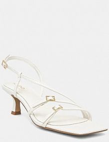Sandały na obcasie ALDO  białe 13966756