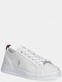 Tenisówki U.S. Polo Assn.  białe damskie CAMPYW003W.5T