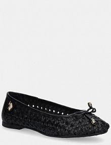 Baleriny U.S. Polo Assn.  czarne JULIA001W.5L2