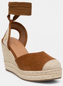 Espadryle na koturnie U.S. Polo Assn.  brązowe STEFY001W.5HT