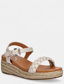 Sandały na obcasie U.S. Polo Assn.  beżowe ASTRID001W.5Y