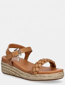 Sandały na obcasie U.S. Polo Assn.  brązowe ASTRID001W.5Y