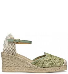 Espadryle na koturnie Geox  turkusowe D55NGE.02MLM.