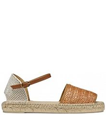 Espadryle Geox  brązowe damskie D55V0B.02MLM.
