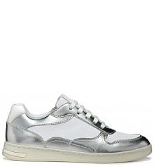 Sneakersy Geox  srebrne damskie D551BC.011BN.