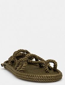 Sandały Bohonomad  zielone damskie IBZ.0011.WRS