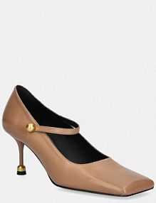 Szpilki Vanda Novak  brązowe Adela.Dark.Nu