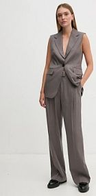 Kamizelka Sisley  szara damska 2TKDLJ00M