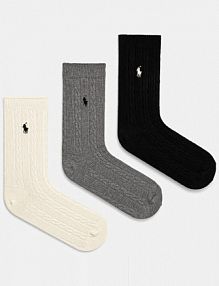 Skarpetki Polo Ralph Lauren  czarne damskie 455955242