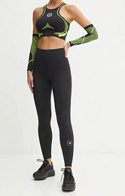 Legginsy adidas by stella mccartney  czarne damskie IW6376