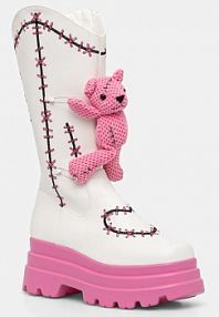 Kozaki Koi Footwear  białe damskie SWD.75