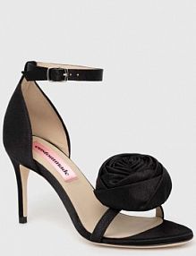 Sandały na obcasie Custommade  czarne 000404038.993