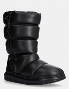 Śniegowce Karl Lagerfeld  czarne damskie KL44564.F0X