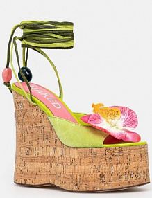 Espadryle Naked Wolfe  zielone damskie Sunflower.Gre