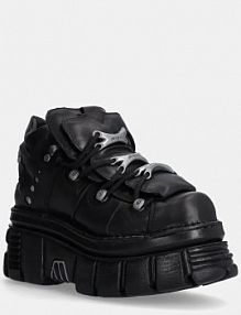 Sneakersy New Rock  czarne damskie M.106.S29