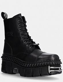 Botki New Rock  czarne damskie M.WALL083CCT.