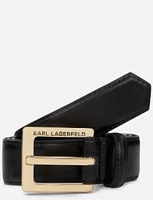 Pasek Karl Lagerfeld  czarny damski A1W33147