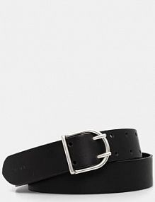 Pasek Sisley  czarny damski 6G8ZWL02Q