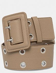 Pasek United Colors of Benetton  beżowy damski 6QE6DL016