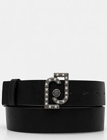 Pasek Liu Jo  czarny damski AA5231.E0015