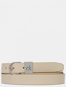 Pasek Calvin Klein  beżowy damski K60K612936