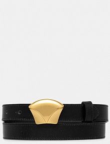 Pasek Sessun  czarny damski 24616001