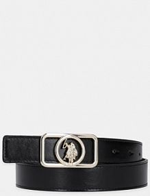 Pasek U.S. Polo Assn.  czarny damski AEUGC2637WAJ