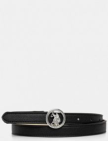 Pasek U.S. Polo Assn.  czarny damski AEUGC2636WB4