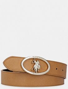 Pasek U.S. Polo Assn.  brązowy damski AIUQQ2565WAY