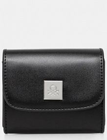 Portfel United Colors of Benetton  czarny damski 6QTUDY075